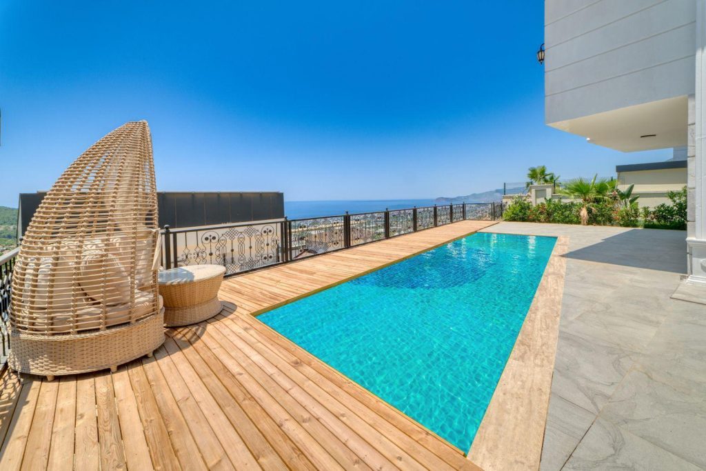 Luxury Sea View Villa for Sale in Alanya Kargıcak